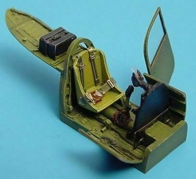 AIRES HOBBY 1/72 P39Q/N COCKPIT SET FOR ACY 7044