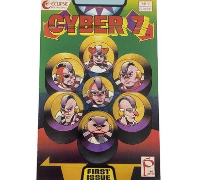 Cyber 7   Shuho Itahashi  First Issue No. 1 Eclipse ComicsStudio Proteus Comics