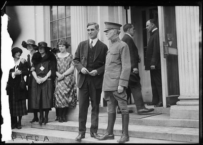 Photo:Dr. Charles E. Sawyer, right. White House, Washington, D.C.