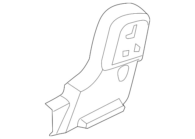 Genuine Ford Latch Cover DE9Z-7467461-AD