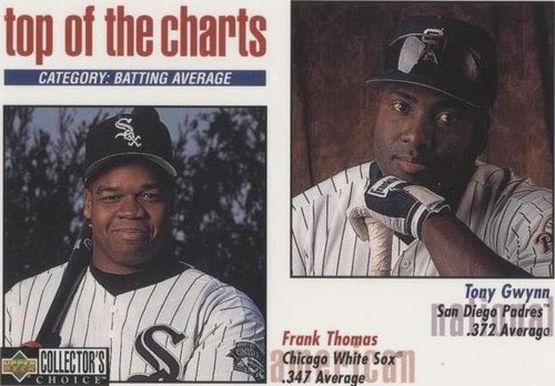 1998 Upper Deck Collector's Choice - Frank Thomas Tony Gwynn #253