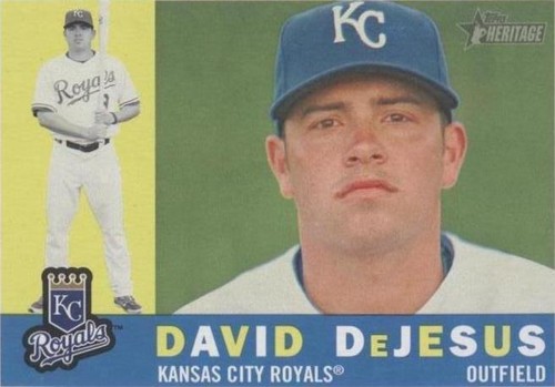 2009 Topps Heritage - David DeJesus #367