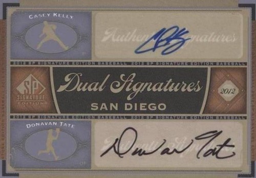 2012 SP Signature Edition - Casey Kelly Donavan Tate #SD11