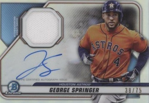 2020 Bowman Chrome - George Springer #BCAR-GS