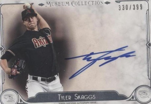 2014 Topps Museum Collection - Tyler Skaggs #AA-TS