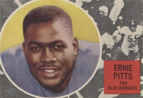 1960 Topps CFL Ernie Pitts #83