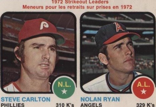 1973 O-Pee-Chee - Nolan Ryan Steve Carlton #67