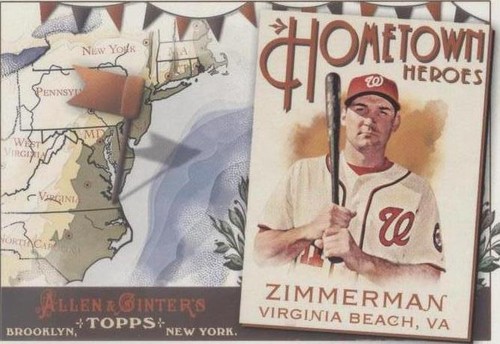 2011 Topps Allen & Ginter's - Ryan Zimmerman #HH24