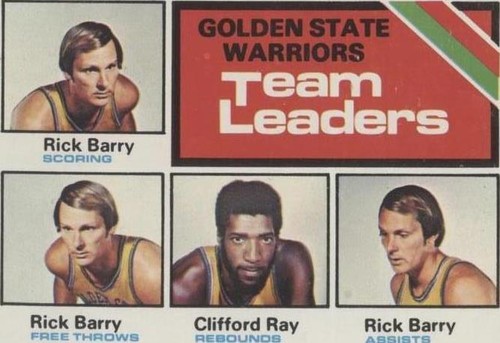 1975-76 Topps - Rick Barry/Clifford Ray #122