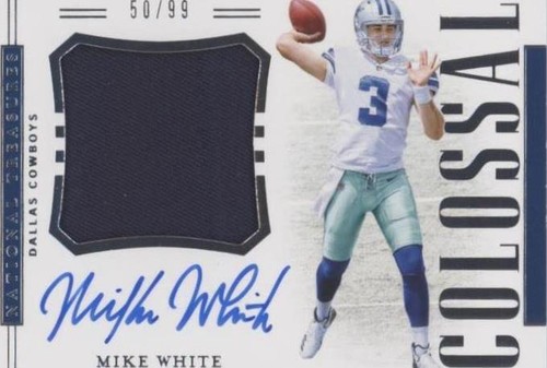 2018 Panini National Treasures Mike White #RCS-MW