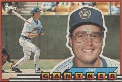 1989 Topps Big - Jim Gantner #184