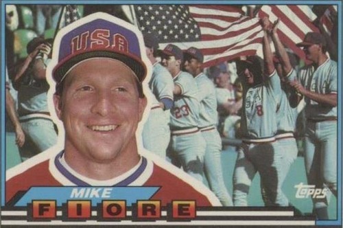 1989 Topps Big - Mike Fiore #8