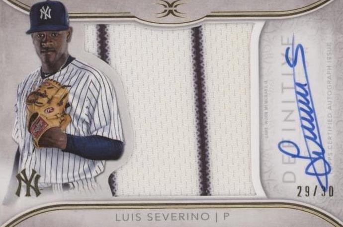 2018 Topps Definitive Collection - Luis Severino #ARC-LS
