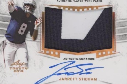 2019 Leaf Trinity Jarrett Stidham #PA-JS1