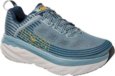 

Мужские кроссовки HOKA Bondi 6, свинцово-синий/майолика, ширина 9 2E США, Lead/majolica blue