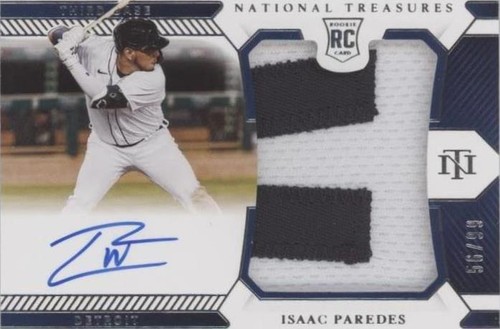 2021 Panini National Treasures - Isaac Paredes #193