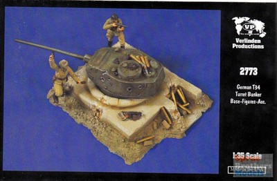 VER2773 1:35 Verlinden German T34 Turret Bunker