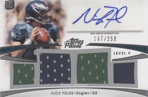 2012 Topps Prime Nick Foles #PV-NF