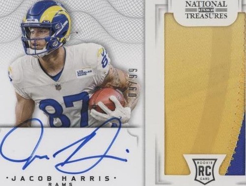 2021 Panini National Treasures Jacob Harris #CRS-JH