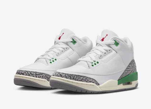 Pre-owned Jordan Nike Wmns Air  3 Retro Lucky Green Ck9246-136 Us (w) 8 - 12 Women In Multicolor