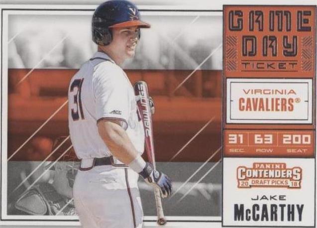 2018 Panini Contenders Draft Picks - Jake McCarthy #19