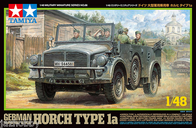 Tamiya 32586 1/48 Model Kit German Schwere Einheits PKW A.U. Horch Types 1a