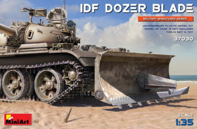 1/35 IDF Dozer Blade MiniArt 37030 Plastic Model kit
