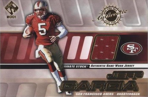 2001 Pacific Private Stock Jeff Garcia #127
