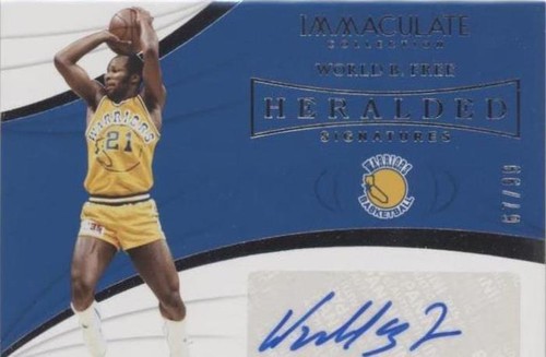 2018-19 Panini Immaculate Collection - World B. Free #HS-WBF