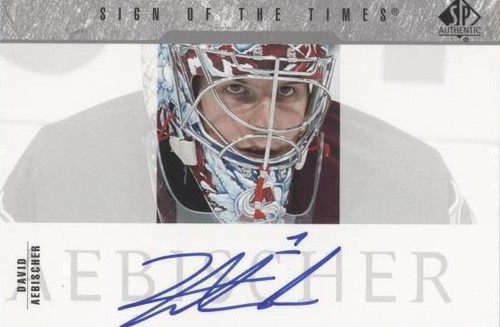 2003-04 SP Authentic - David Aebischer #SOT-DA