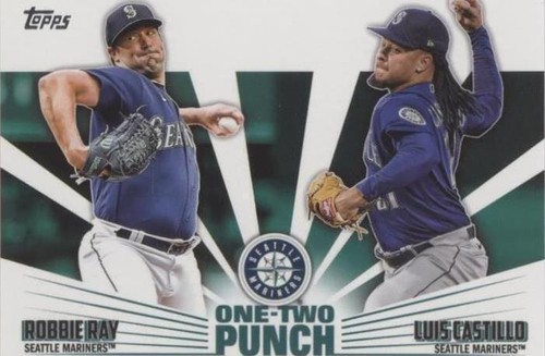 2023 Topps Series 1 - Luis Castillo Robbie Ray #12P-24