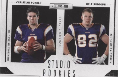 2011 Panini Rookies & Stars Christian Ponder Kyle Rudolph #6