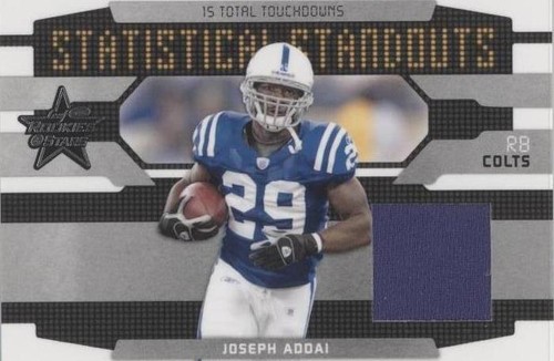 2008 Leaf Rookies & Stars Joseph Addai #SS-2