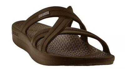 TELIC Recovery Comfort Mallory Lightweight Sandal Espresso Brown size M7 A53-4
