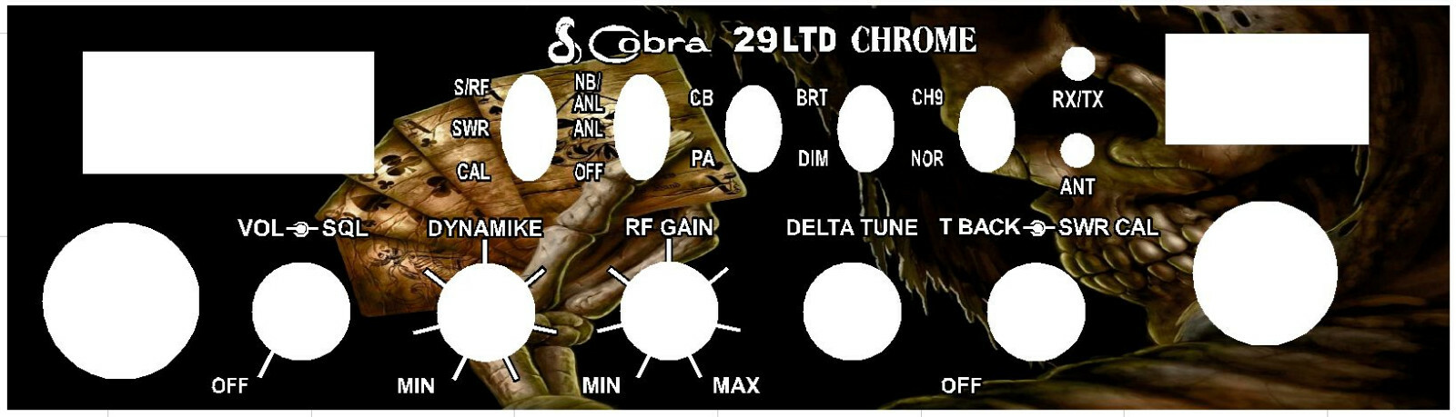 Swix Cobra CT2 名機 115cm 青文字 COBRA 29 LTD Chrome W/ 18ft Coax cable!! CB Radio