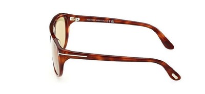 Pre-owned Tom Ford Ft1002-53e-58 Blonde Havana Sunglasses