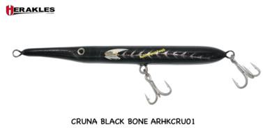 CRUNA NEEDLE HERAKLES ARHKCRU01 BLACK BONE  ARTIFICIALE SPINNING PESCE SERRA