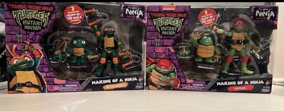 TMNT Making Of A Ninja Mikey, and Raph GITD (Target Exclusive)