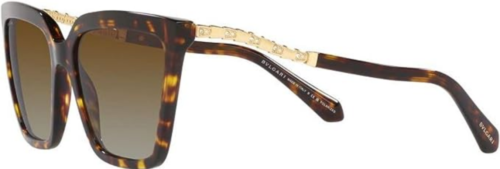 Pre-owned Bvlgari Authentic  Sunglasses Bv 8255b-504/t5 Havana W/ Brown Gradientnew57mm
