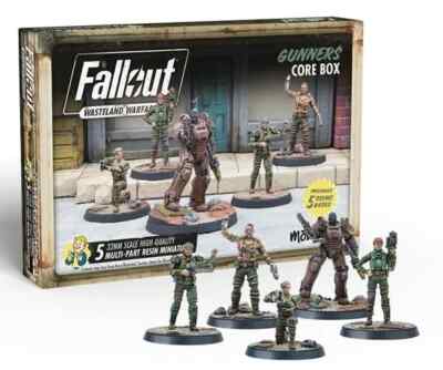 Fallout Wasteland Warfare Gunners Core Box NIB