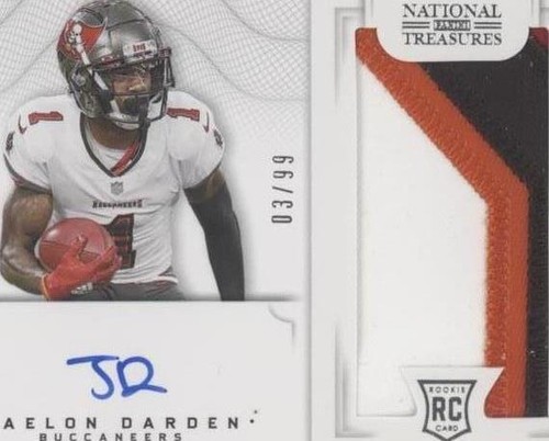 2021 Panini National Treasures Jaelon Darden #CRS-JD