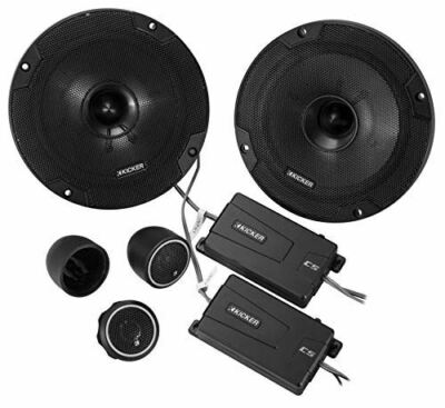 Kicker 46CSS654 Car Audio 6 1/2'' Component Full Range Stereo Speakers Set CSS65