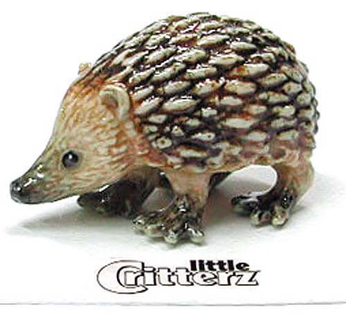 ➸ LITTLE CRITTERZ Forest Animal Miniature Figurine Hedgehog Tiggy