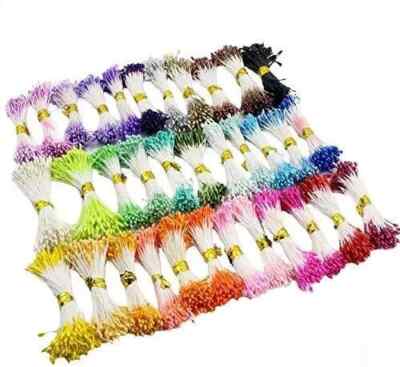 900pcs/lot Multicolor DIY Pearl Flower Stamen Pistil 1mm Floral Stamen