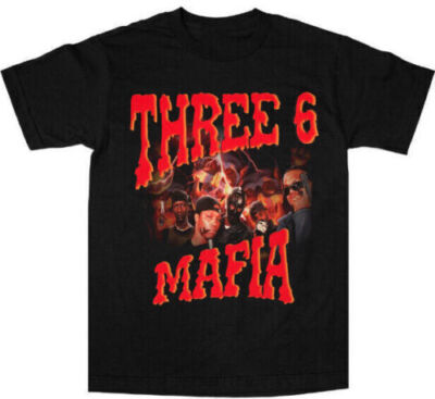 1990s Hip Hop Stay Fly Three 6 Mafia DJ Paul Juicy J Doe Boy Fresh Rap T Shirt