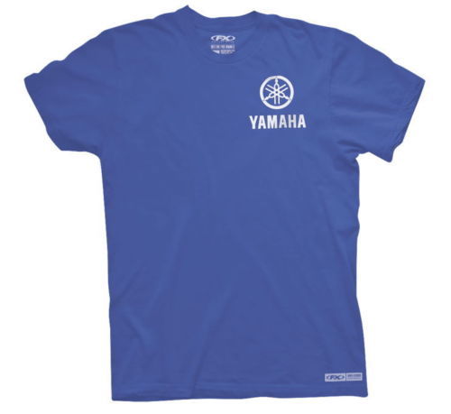 Factory Effex Yamaha Vertical T-Shirts Md Blue 27-87222 | eBay