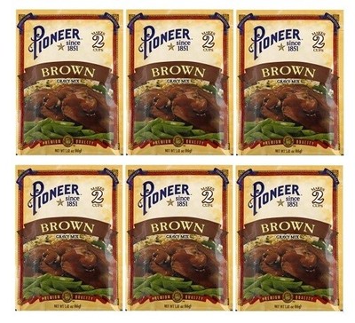 Pioneer Brand Brown Gravy Mix 6 Pack