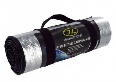 INSULATED REFLECTIVE SLEEPING MAT a foil foam backing camping bed roll
