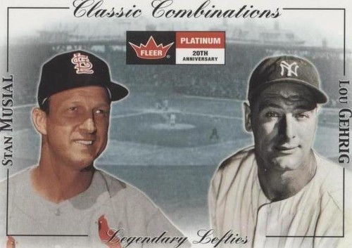 2001 Fleer Platinum - Lou Gehrig Stan Musial #11 CC