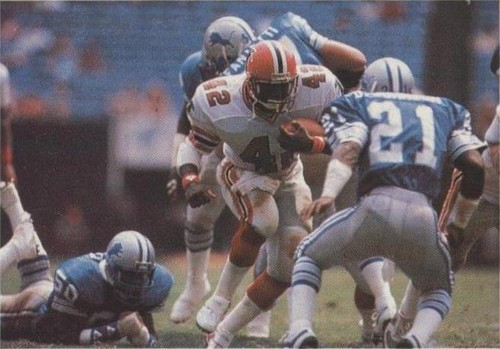 1986 Jeno's Pizza Rolls NFL Action Stickers Gerald Riggs #22